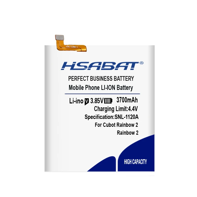 Аккумулятор HSABAT Rainbow 2 3700mAh для аккумуляторов Cubot Rainbow 2