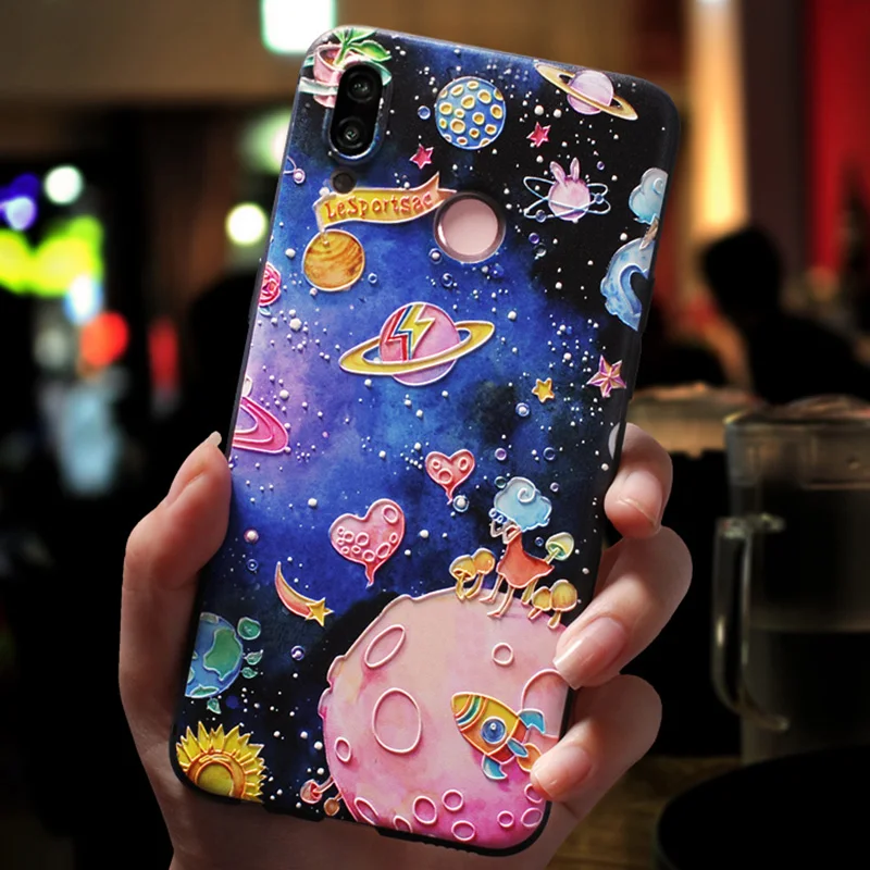 3D рельефная поверхность ТПУ чехлы для huawei P30 mate 20 10 P20 P8 P9 P10 Lite Mini Pro P Smart Honor 8X10 Play Case Coque - Цвет: mogunv