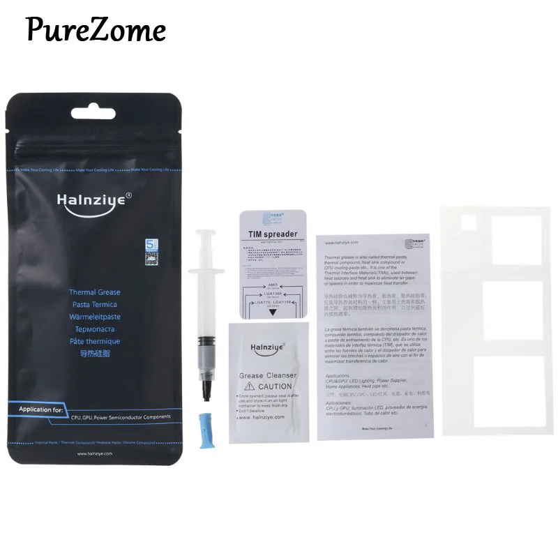 

13.4w/m-k HY-P13 Extreme Performance 2g Thermal Paste Grease Silicone Paste CPU GPU Cooling Fan Cooler