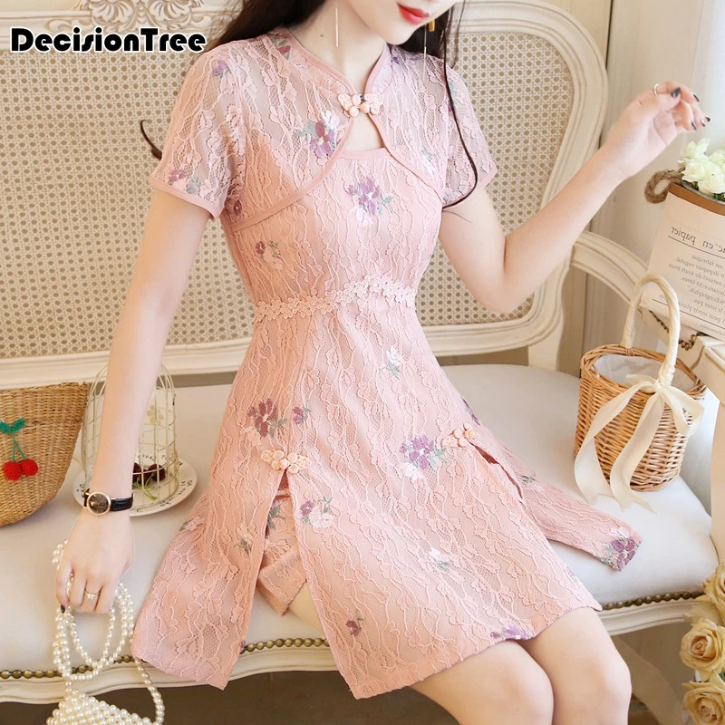 2019 кружевные платья qipao Женская одежда Китайский традиционный Чонсам китайское платье Ципао атласное свадебное платье qipao