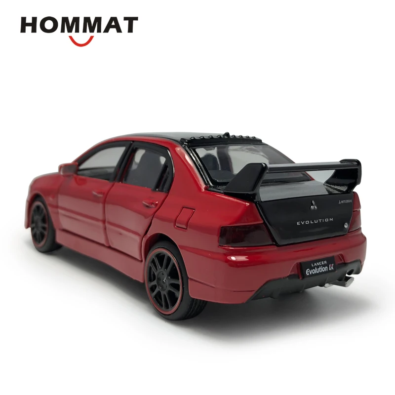 HOMMAT 1:32 весы Mitsubishi Lancer Evolution EVO IX Литые металлические Литые игрушечные транспортные средства модель автомобиля Детские игрушки для мальчиков Детский подарок