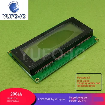 

Free Ship 1PCS 2004A LCD Screen LCD 2004 LCD Module 5V Yellow Green Screen 20X4 LCD