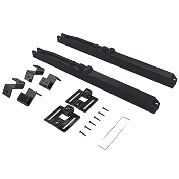 

Barn Door Soft Close Mechanism Upgraded Hole-Free Version, Sliding Barn Door Hardware Of Spring Buffer Damper