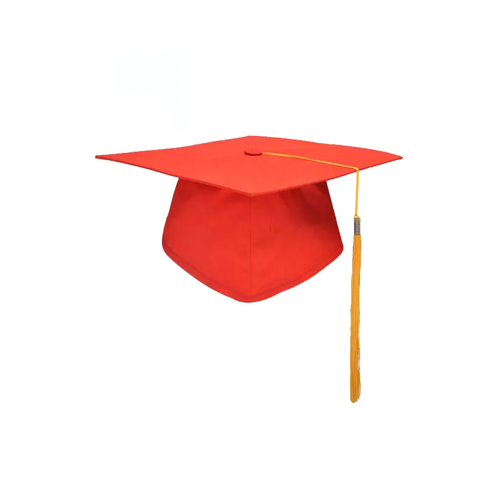 Новые школьные Выпускные вечерние шапка с кисточками Mortarboard университета