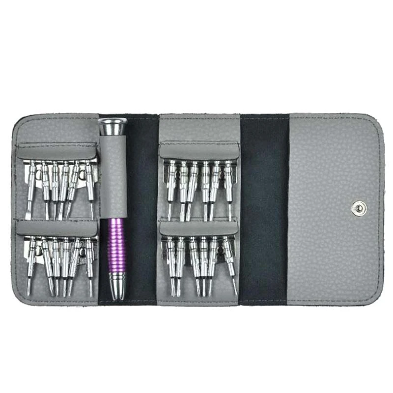 

New 25 in 1 Screwdriver Set Opening Portable Precision Opening Repair Wallet Tools Kit for Iphone Phone Camera Watch
