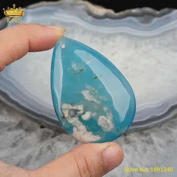 

5pcs Natural Cherry Agates Water Drop Pendant Jewelry Findings,Drilled 2mm Hole Agates Slab Charms For DIY Jewelry Accessories