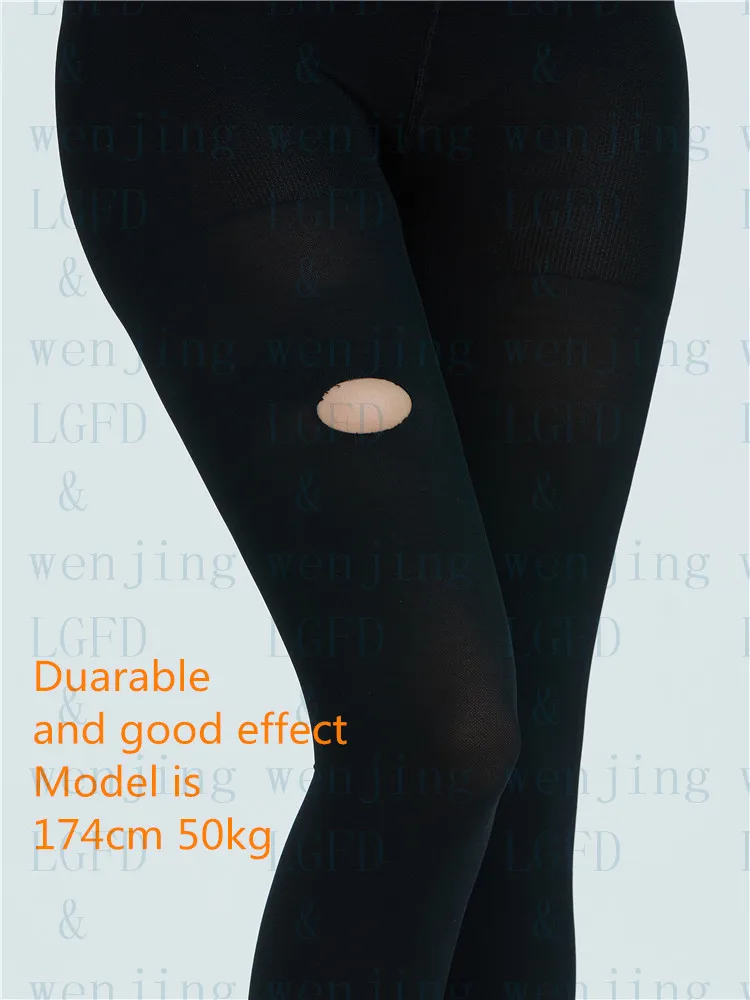 LGFDT201 professional design women slimming compression Pantyhose Gradient Real heel compressure tights