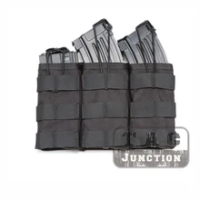 Тройная тактическая система MOLLE 1000D нейлоновый Открытый Топ мордулярный M4 AK подсумок для журналов быстрая вытяжка для пейнтбола страйкбол сумка