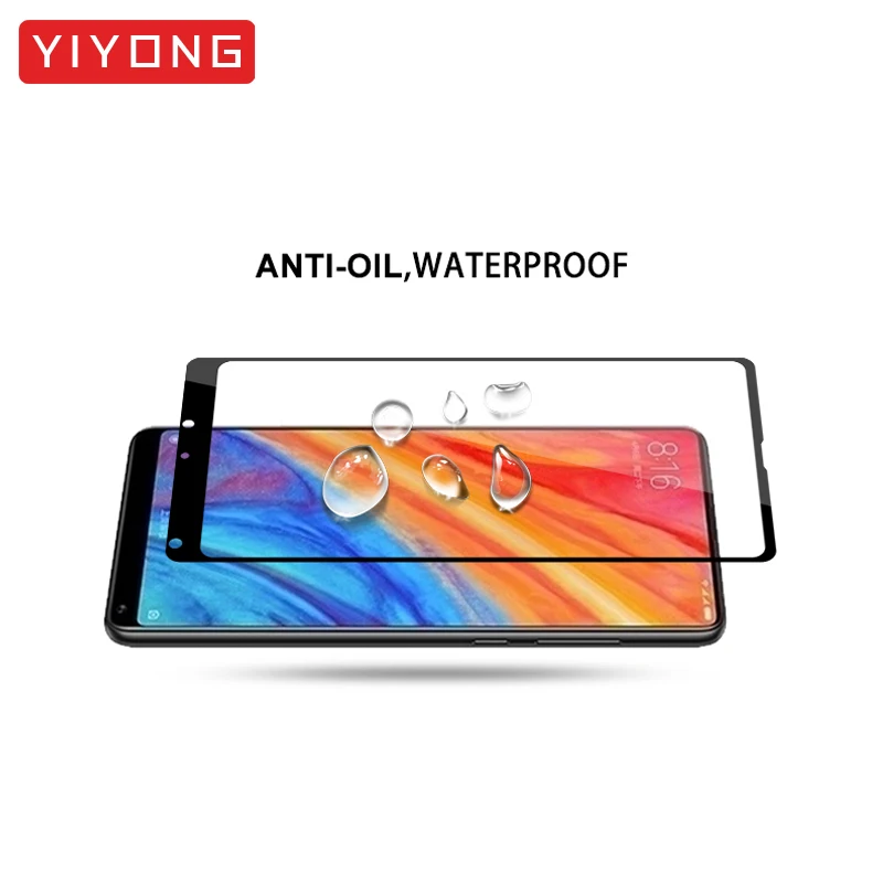 YIYONG 5D полное покрытие стекло Xiaomi Mi Mix 2 S 3 Закаленное Защитная пленка для экрана