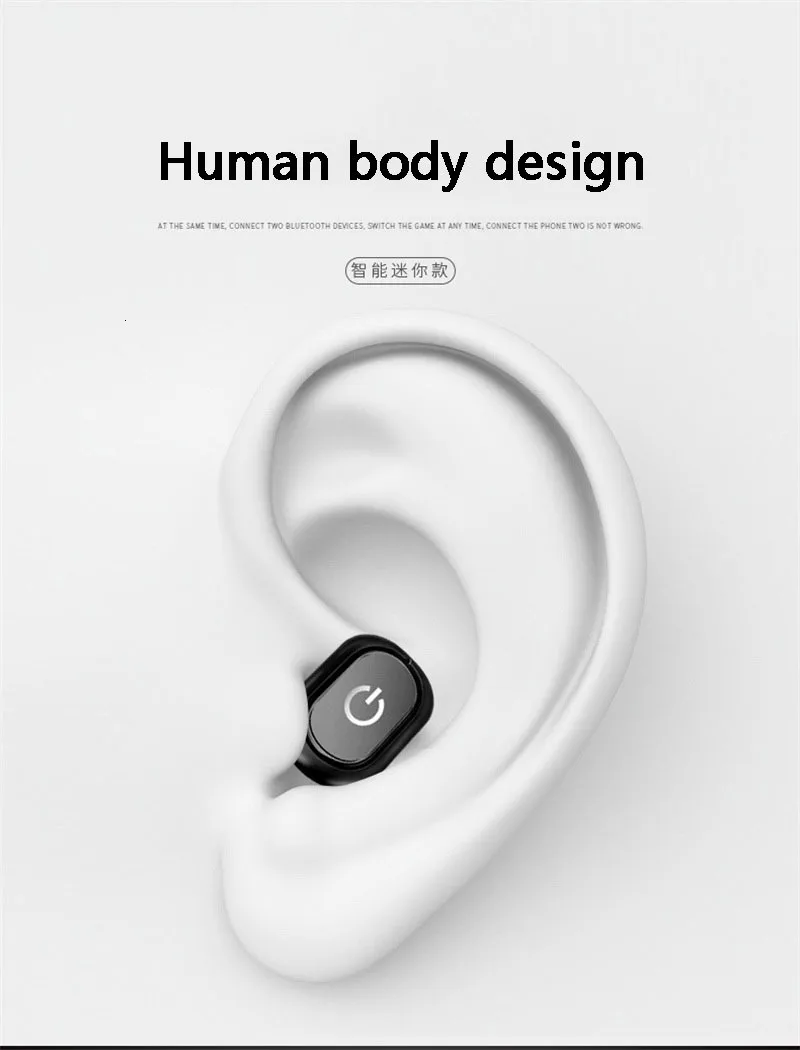 Ubeamer H58 Мини Bluetooth беспроводные наушники Auriculares спортивные с микрофоном для мобильных телефонов