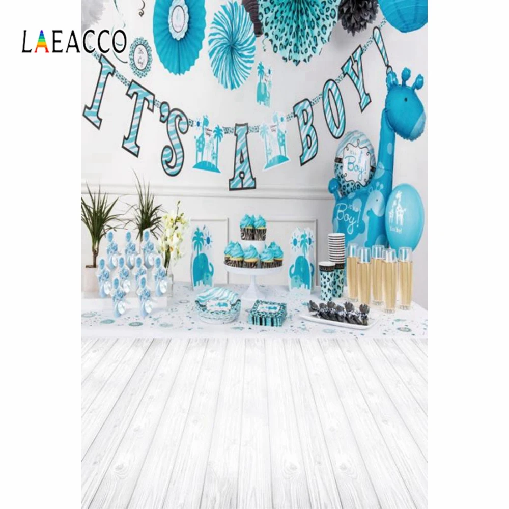 

Laeacco 1st Birthday Prince Boy Background Balloons Vinyl Customized Seamless Photocall Photophone Backdrop For Photo Studio