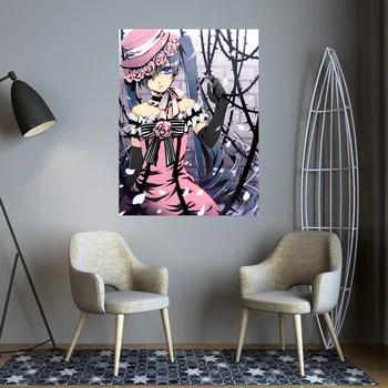 

[Self-Adhesive] 3D Black Butler 204 Japan Anime Wall Stickers Mural Decal Wall Murals AJ WALLPAPER Belly