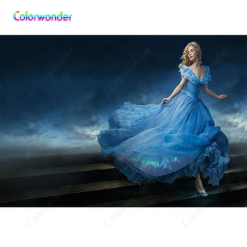 

Vinyl Princess night Photography Backdrops Background For Children Birthday background