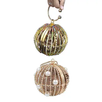 

Bead Clutch Bag Purse Bridal Handbag Wedding Ladies Evening Prom Wallet