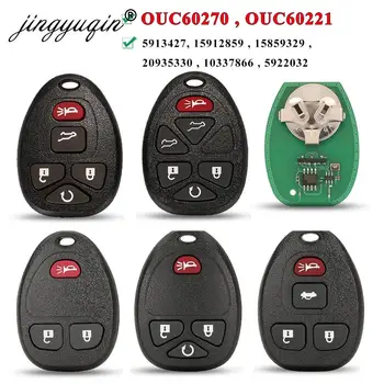 Keyforkess 315Mhz OUC60270 5/6 Bottoni Telecomando Keyless Entry Fob Chiave Dell'automobile per Buick Chevrolet Cadillac GMC Saturn