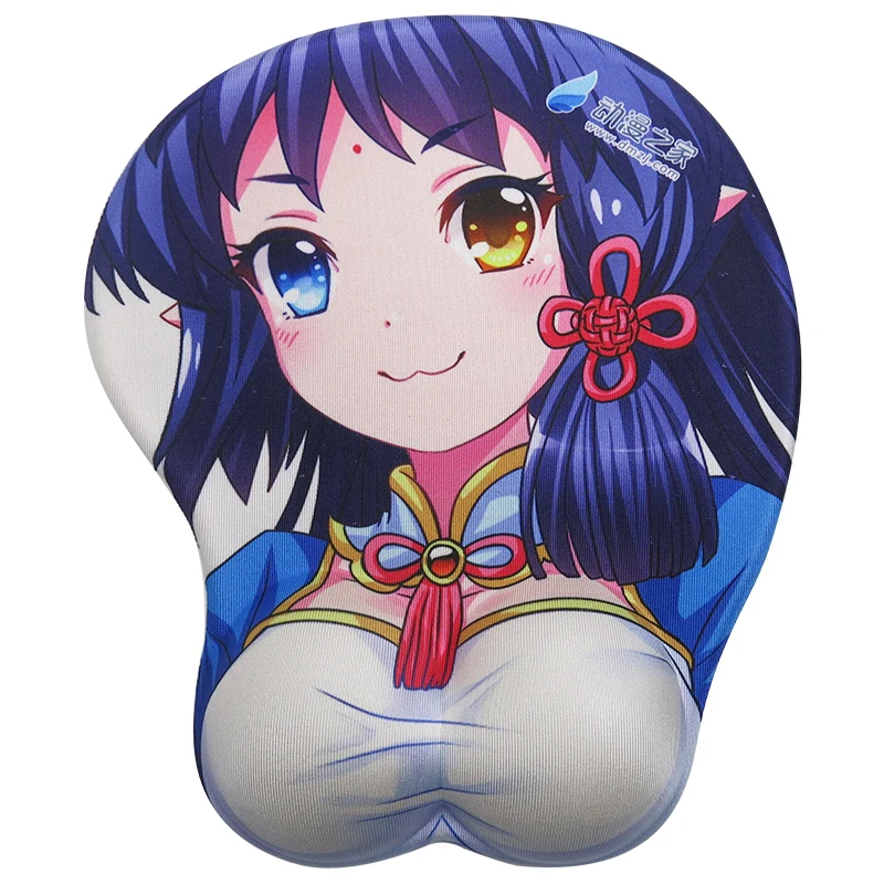 High Quality 3D Mouse Pad Wrist Rest Soft Silica Gel Breast Sexy Hip Office Decor Japan Comic Peripheral Kawaii Friend Game Gift