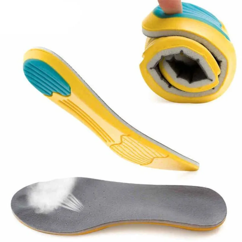 

Memory Foam Sport Insoles Sweat Absorption Pads Running Sport Shoe Inserts Breathable Insoles Foot Care Men Women Size 35-45