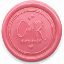 Свадебная печать индивидуальный восковой штамп индивидуальная восковая печать напечатанное Свадебное приглашение сургучные печати свадебная печать