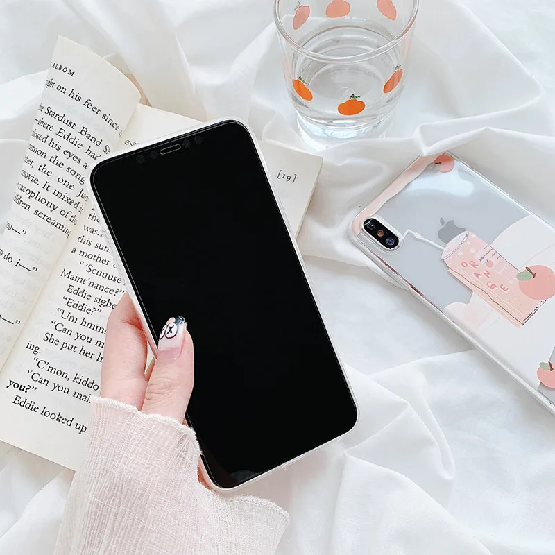 Корейский стиль, маленький прозрачный мягкий чехол для телефона для iPhone 11 Pro Max, задняя крышка из ТПУ для iPhone X, XR, XS, Max, 8, 7, 6, 6S Plus, чехол
