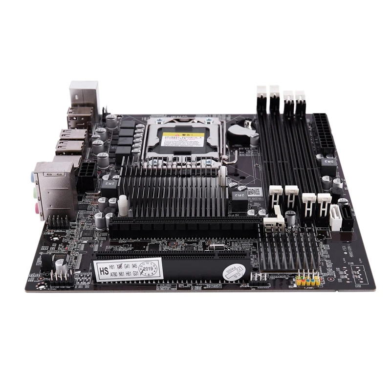 

X58F LGA1366 Desktop Computer Mainboard with SATA 3.0/2.0 USB 2.0 DDR3 1600 64G 2 Channel Motherboard for Intel