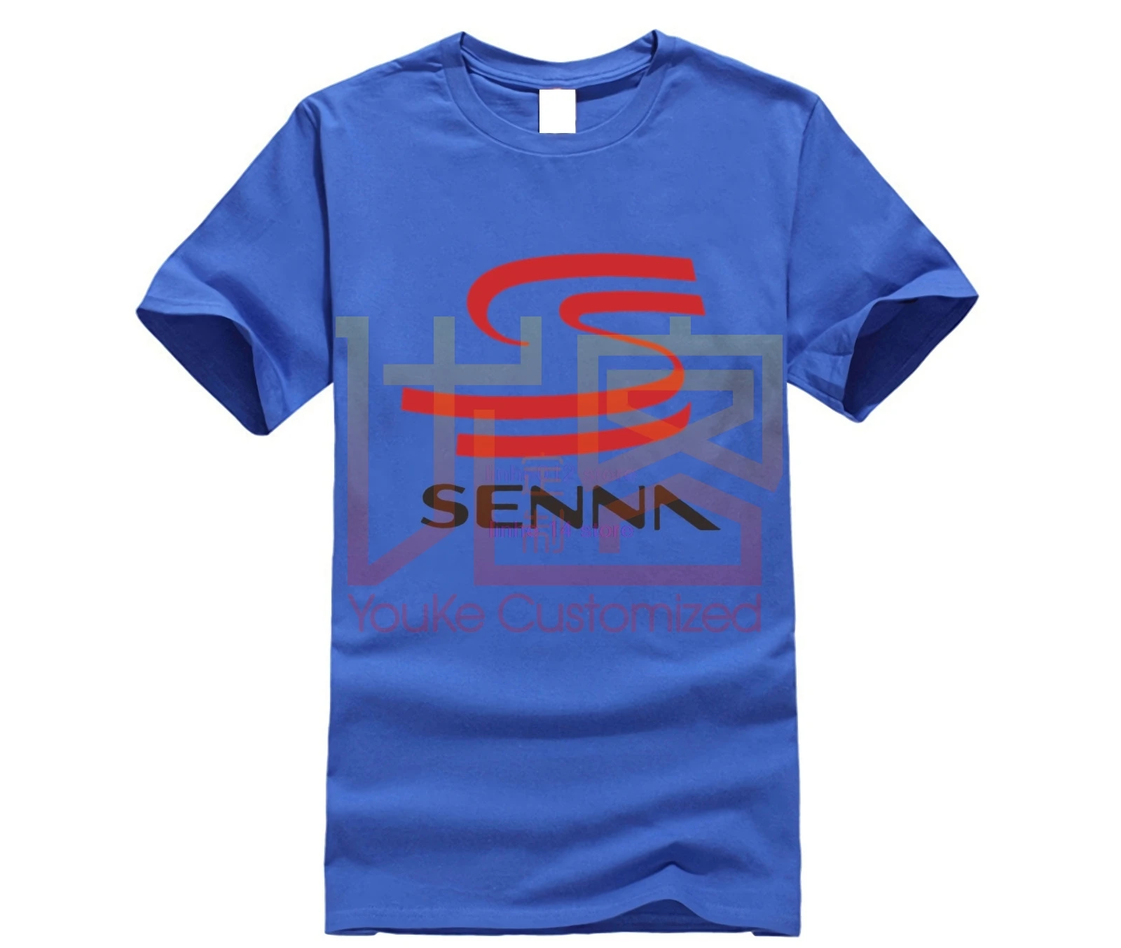 Летняя модная футболка Hero F1 Ayrton Senna мужская повседневная с коротким рукавом