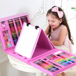 208/168 Sticks/set Blue Pink Paint Tool Set Drawing Toys Aquarel Pen Children Christmas New Year's Birthday Toys