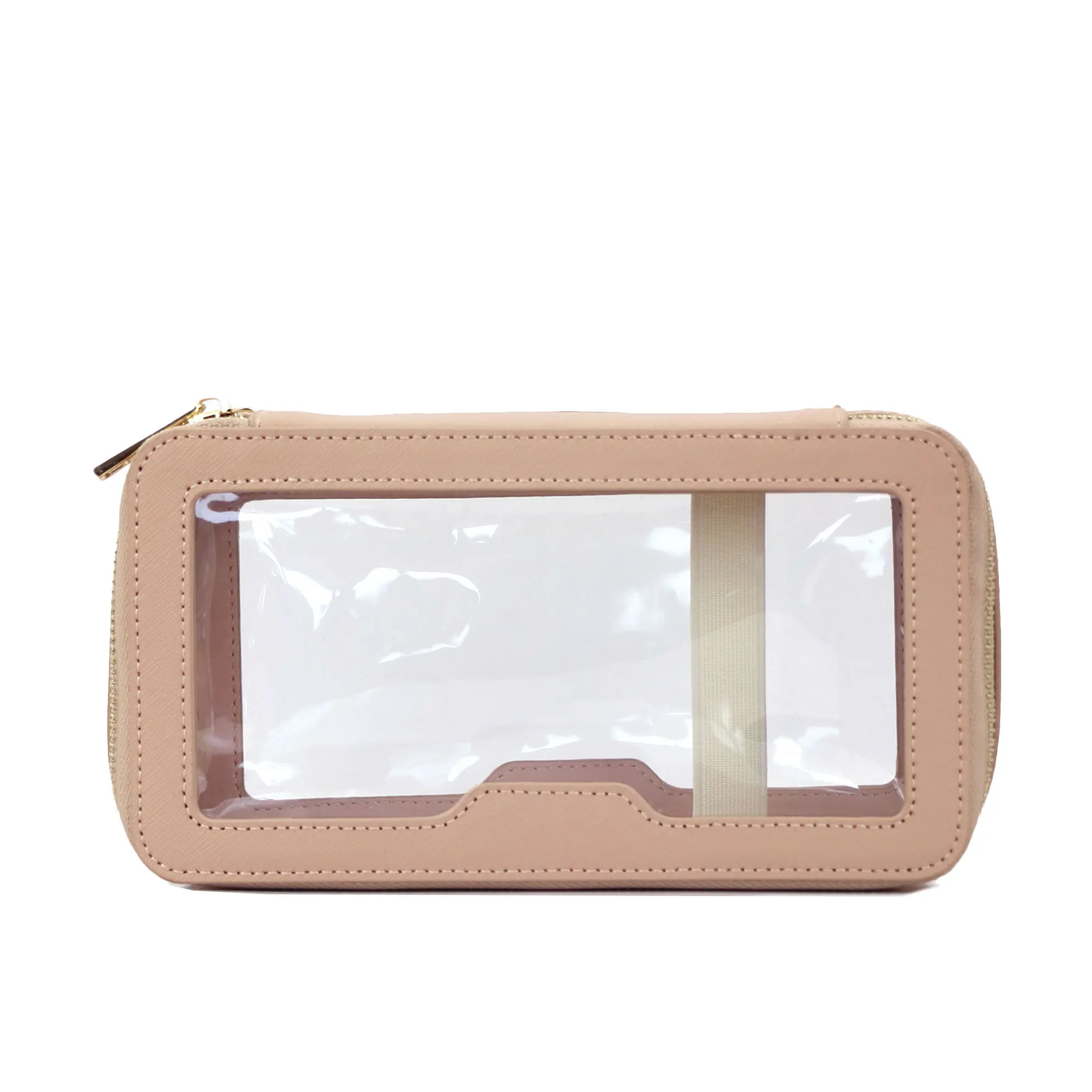 Best Clear Bagcustomized Cow Leather Makeup Travel Bag - Waterproof &  Personalized