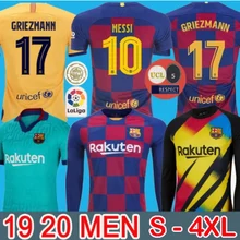 Barcaed футболка с длинным рукавом для футбола F. DE JONG GRIEZMANN MESSI SUAREZ ARTHUR COUTINHO VIDAL I. RAKITIC футбол DHL корабль