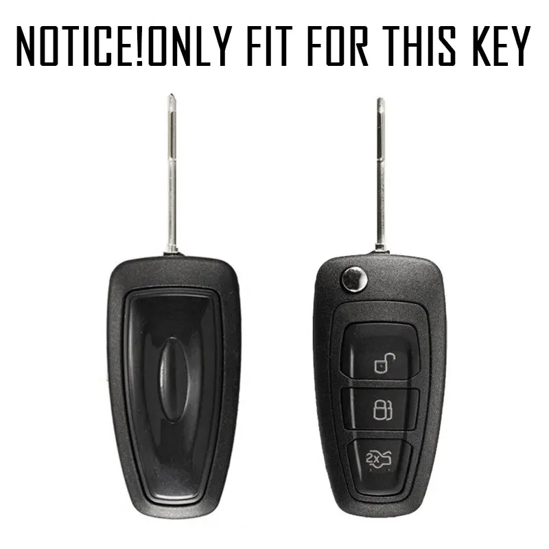 For Ford Ranger C-Max S-Max Focus Galaxy 1pc 3 Button Silicone Car Remote Key Fob Shell High Protective Key Cover Case Mayitr