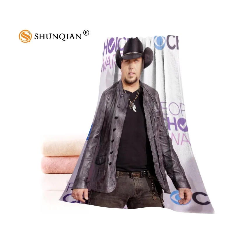 Пользовательские Jason Aldean 35x75 см полотенце для лица s facmarleth бамбуковое волокно мочалка быстросохнущее спортивное полотенце - Цвет: 10