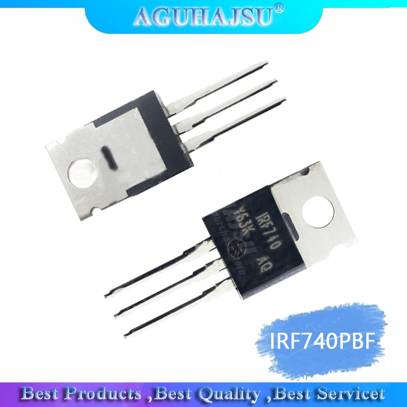 10 шт. IRF740PBF TO220 IRF740 TO 220 IRF740P 400 В/10A/0 55 Ом N channel|Интегральные схемы| |