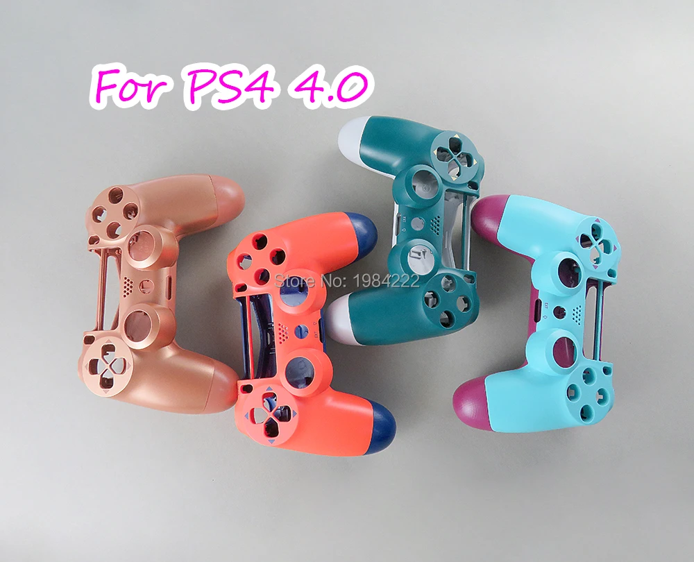 Для playstation 4 PS4 Pro 4,0 корпус контроллера гладкий Чехол Замена Полный корпус и кнопки для jds 040 JDM 040 DualShock 4