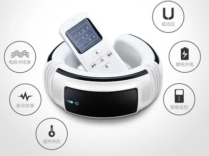 neck Medical 3d Smart Cervical Massager Heating Kneading Neck Electric Magnet Therapy Meridian Health Care Rechargeable