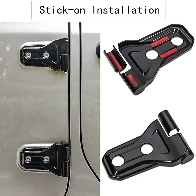 Jeep JL аксессуары красная Накладка для дверных петель для Jeep Wrangler 4 двери и 2 двери-8 шт