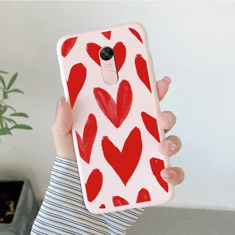 Matte Silicone Soft TPU Shell For Xiaomi Redmi Note 4 4x Note 5Pro Note 5A Cartoon Butterfly Shell For Redmi Note5a Phone Cover cell phone lanyard pouch Cases & Covers