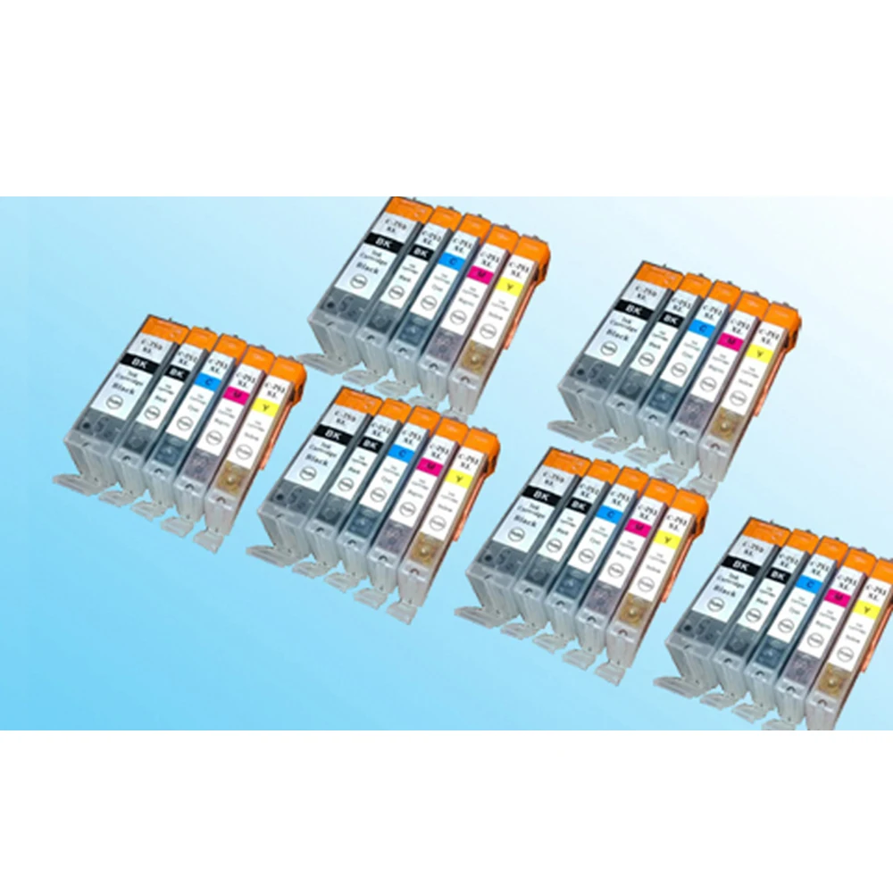 30 шт для PGI750 CLI751 PGI-750 CLI-751 PGI 750 CLI 751 совместимые чернильные картриджи PIXMA MG5470/MG6370/MG6470