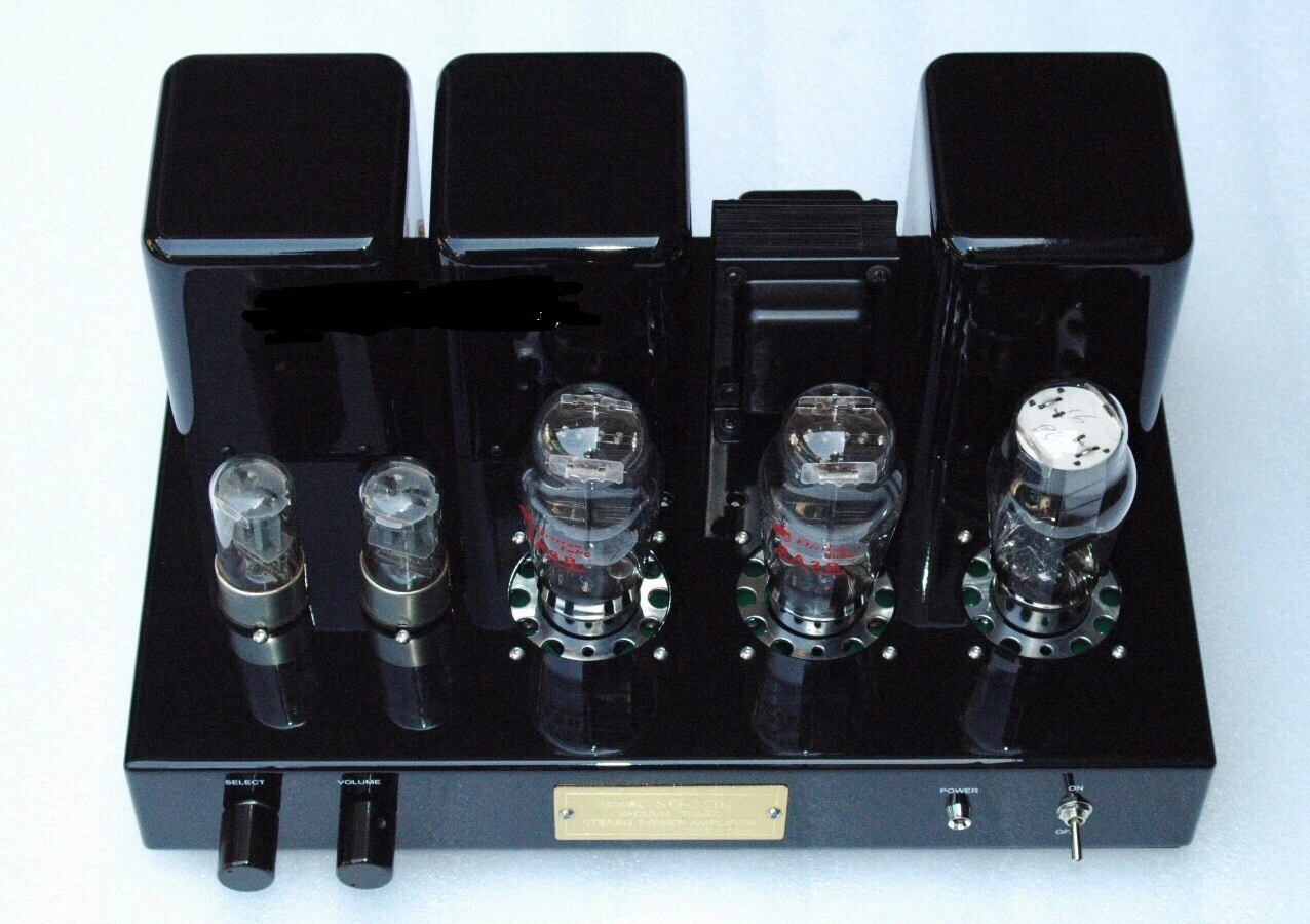 Hi-end 2A3 Stereo Vacuum Tube Integrated Amplifier Hi-Fi Single-Ended Class A Power Amplifier Black & Red
