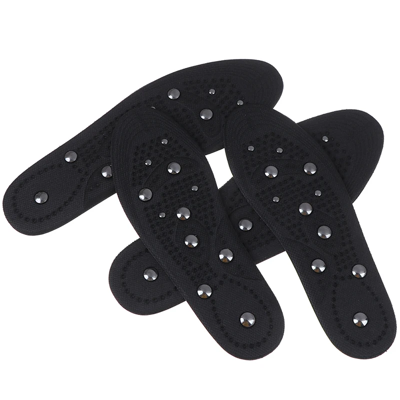1 Pair Breathable Shoes Pad Massage Insoles Magnetic Acupoint Magnetotherapy Pad Shoes Dropshpping S/L Size