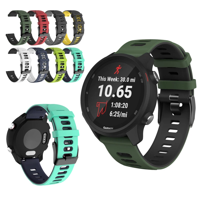 Soft Silicone Band Wrist Strap 20mm For Garmin Forerunner 245/245M Smart Watch Smart Watch Drop Shopping