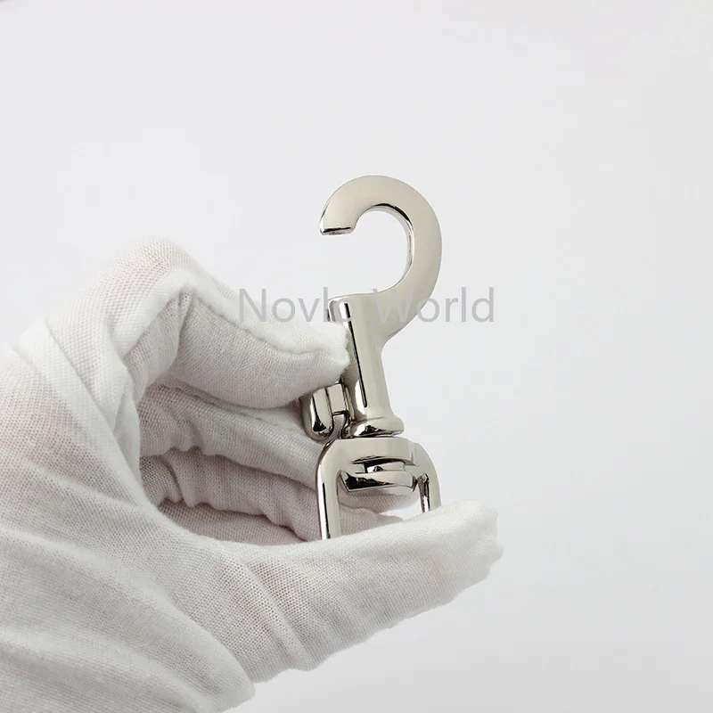 Nolvo World 20pcs 20-25-33-38-50mm Metal Swivel Lobster Clasp Seat Belt Buckle Clip Snap Hook For Dog Pet Leash Hardware