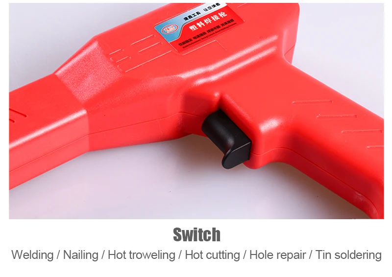 Plastic Welding Gun Heating Fuser Welder Machine Welding Nail Repair 4 Types Welding Wire Tool Car Bumper Repairing Hot Stapler