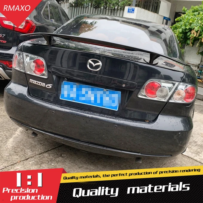 Для Mazda 6 спойлер 2006-2013 для Mazda 6 Высокое качество NF Спойлер ABS Материал заднее крыло праймер цвет задний спойлер