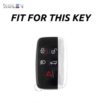 TPU PC Auto Chiave A Distanza Della Copertura di Caso Per Land Rover A9 Range Rover Sport Freelander 2 Evoque Per Jaguar XE XJ XF F-Type X-Tipo di C-X16 - TPU PC Auto Chiave A Distanza Della Copertura di Caso Per Land Rover A9 Range