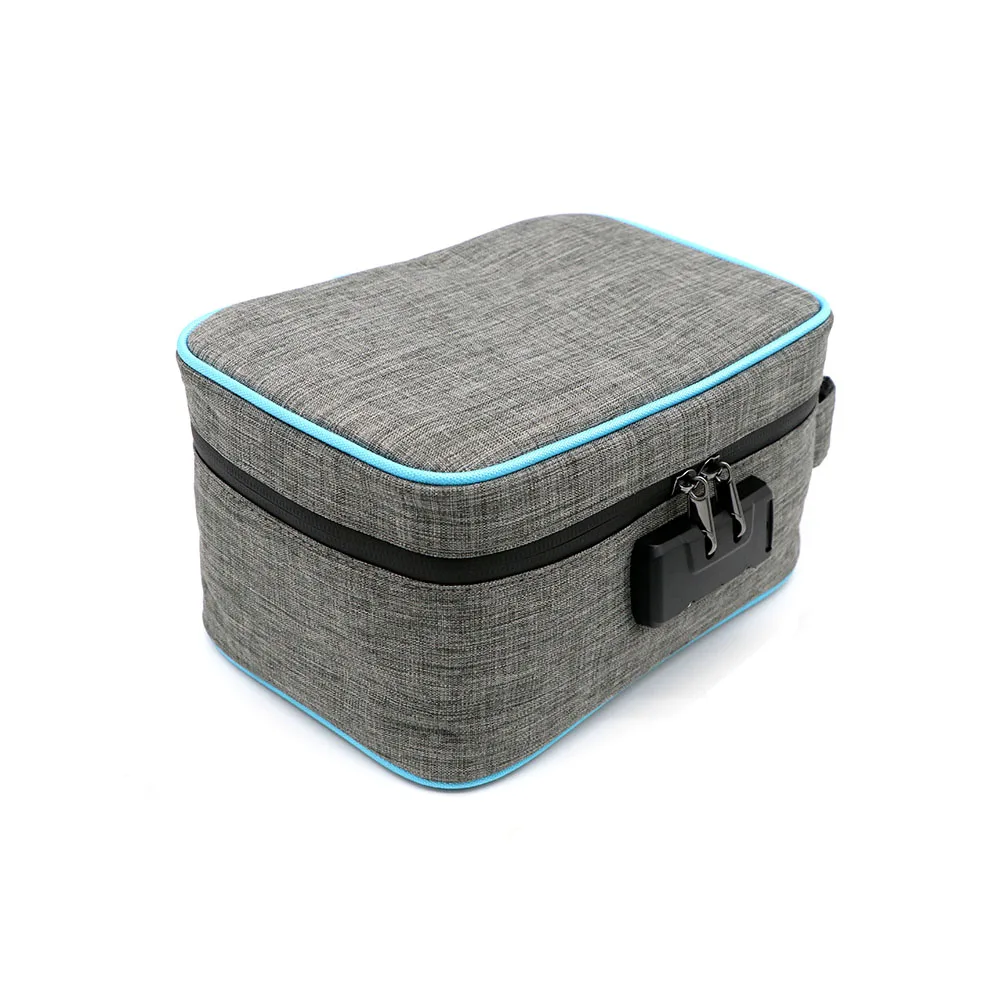 Smell Proof Carbon Lined Carry stash Bag with Lock Discreet Secure Case 