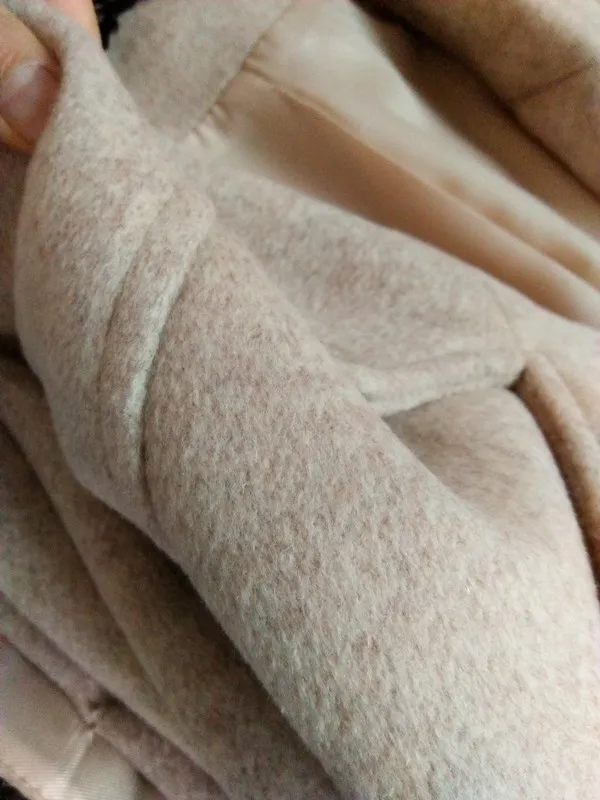 Зимнее пальто из шерсти альпаки женское кашемировое шерстяное пальто с поясом высокое качество верблюжий