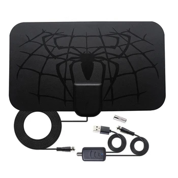 

Indoor Digital Antena 25DB TV Aerial Amplified HDTV Antenna 4K DVB-T2 170-240 Mhz/470-860 Mhz