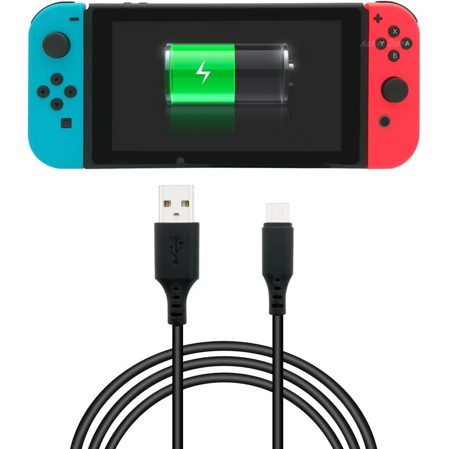 Дорожный переключатель usb type-C кабель для быстрой зарядки 3 м заряднеое устройство для Nitendo nintendo Switch консольные аксессуары