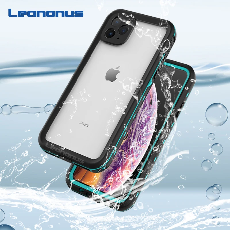 Чехол для iPhone X XR XS MAX IP68 Водонепроницаемый чехол плавания дайвинга