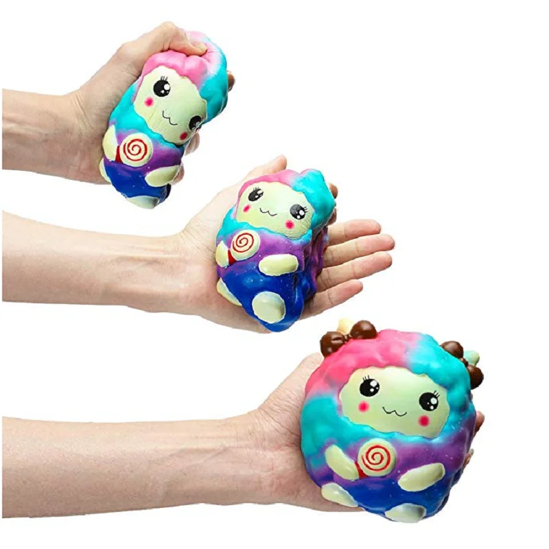 MSKWEE для снятия стресса медленный рост Kawaii Ароматические Jumbo овец Squeeze игрушки для детей