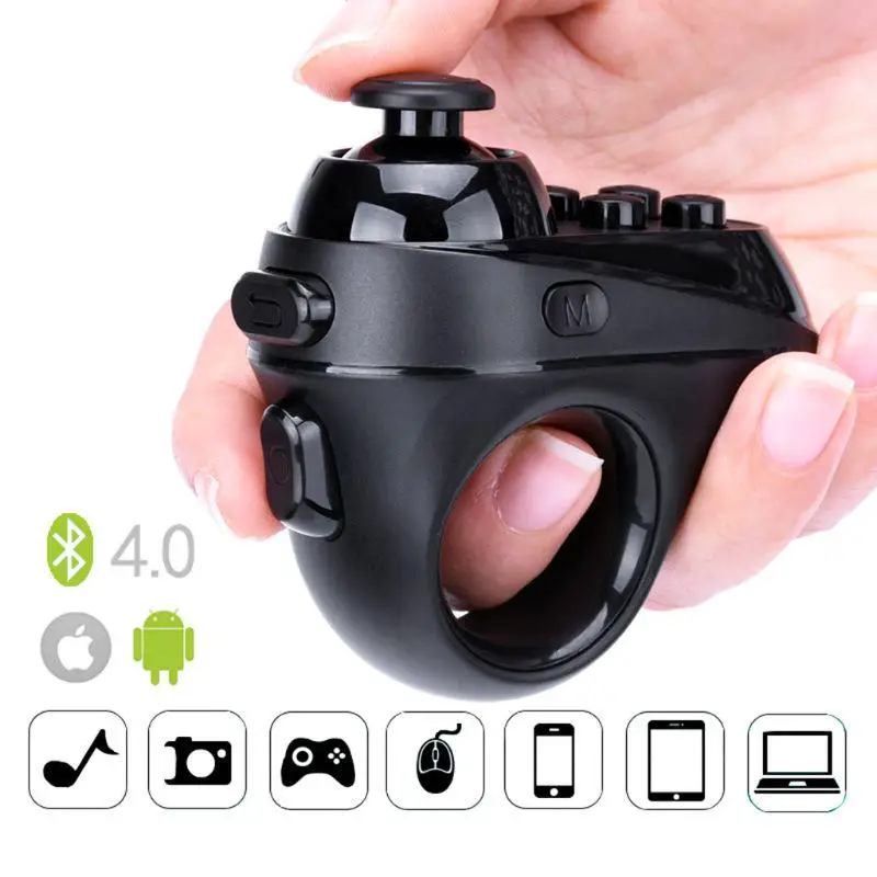 

R1 Remote Control Bluetooth-compatible 4.0 Wireless Gamepad Ring shape Joystick VR Gaming Controller for iOS Android PC Tablets